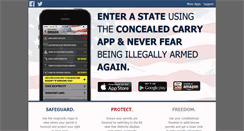 Desktop Screenshot of concealedcarryapp.com